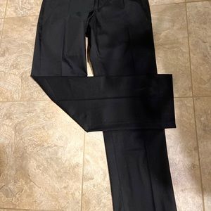 VERSACE pants with leather trim